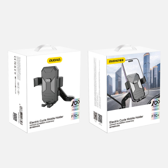 Dudao F7C+ bicycle / motorcycle phone holder - black - Cell phone holders<<<HurtelXML