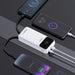Dudao K15Pro Power Bank 20000mAh 22.5W PD USB-C / USB-A / Built-in Lightning and USB-C Cables - White