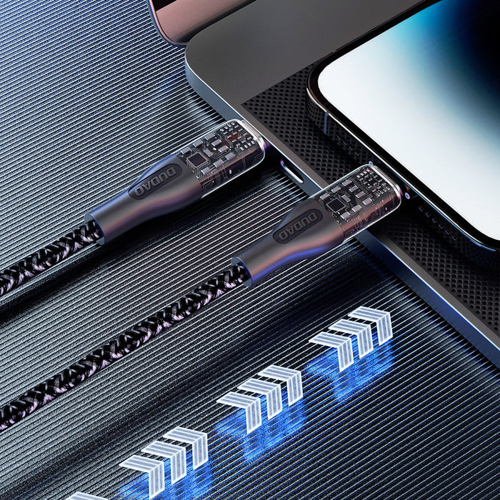 Dudao L22C USB-C - USB-C cable 120W 1m - gray - Cell phone cables<<<HurtelXML