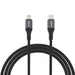 Dudao L3CL USB-C - Lightning 30W Braided Cable 1.2m - Black - Cell phone cables<<<HurtelXML