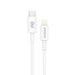 Dudao L6X USB-C - Lightning PD 20W 1m Cable - White - Cell phone cables<<<HurtelXML