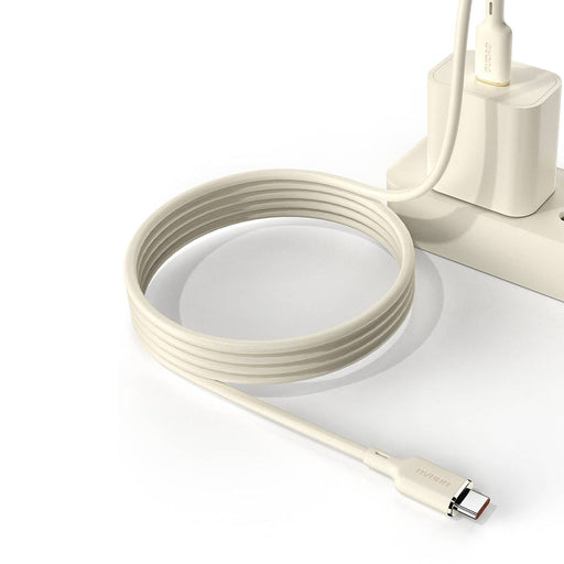 Dudao L7SCC USB-C - USB-C cable 100W 1m - beige - Cell phone cables<<<HurtelXML