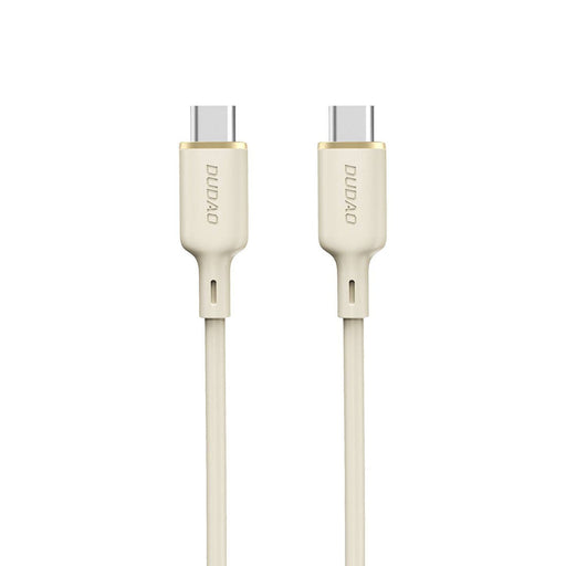 Dudao L7SCC USB-C - USB-C cable 100W 2m - beige - Cell phone cables<<<HurtelXML