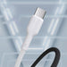 Dudao L9X 30W USB-C - Lightning Cable 2m - White - Cell phone cables<<<HurtelXML