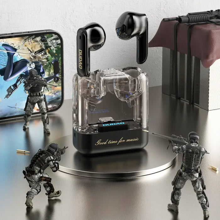 Dudao U18Pro Bluetooth 5.3 TWS wireless headphones - black - Headphones and speakers<<<HurtelXML