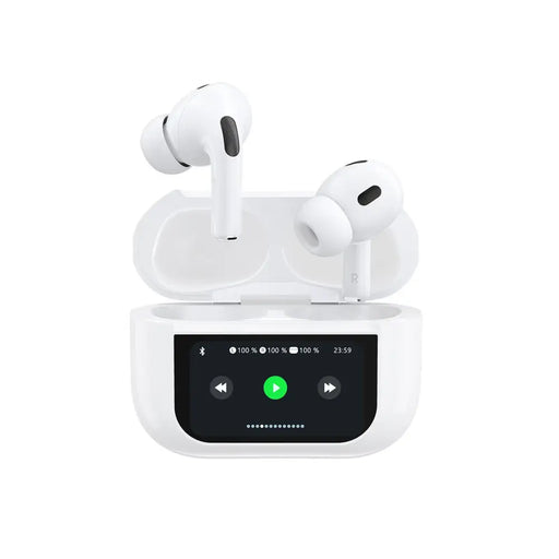 Dudao U19 in-ear TWS wireless Bluetooth 5.3 headphones with LED display - white - Headphones and speakers<<<HurtelXML