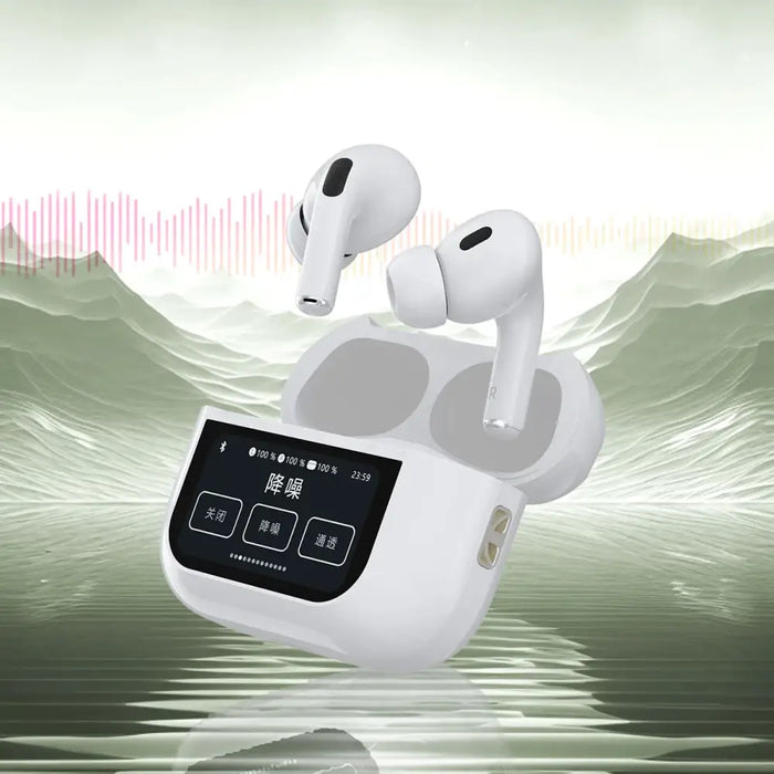 Dudao U19 in-ear TWS wireless Bluetooth 5.3 headphones with LED display - white - Headphones and speakers<<<HurtelXML
