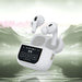Dudao U19 in-ear TWS wireless Bluetooth 5.3 headphones with LED display - white - Headphones and speakers<<<HurtelXML