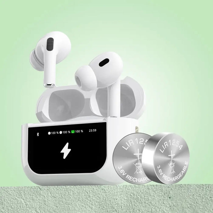 Dudao U19 in-ear TWS wireless Bluetooth 5.3 headphones with LED display - white - Headphones and speakers<<<HurtelXML