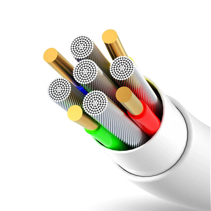 Dudao USB / USB Type C 5A 1m white (L2T 1m white) - Cell phone cables<<<HurtelXML