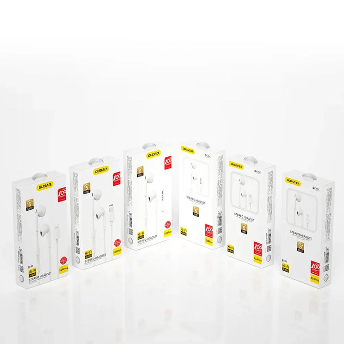 Dudao X14PROL-W1 in-ear headphones with Lightning connector white (X14PROL-W1) - Headphones and speakers<<<HurtelXML