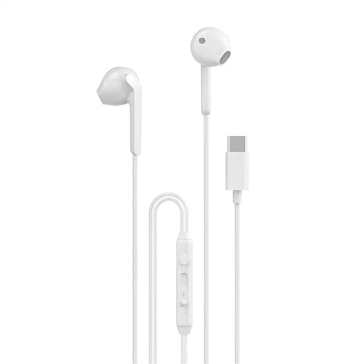 Dudao X3C In-Ear Wired USB-C Headphones 1.2m - White - Headphones and speakers<<<HurtelXML