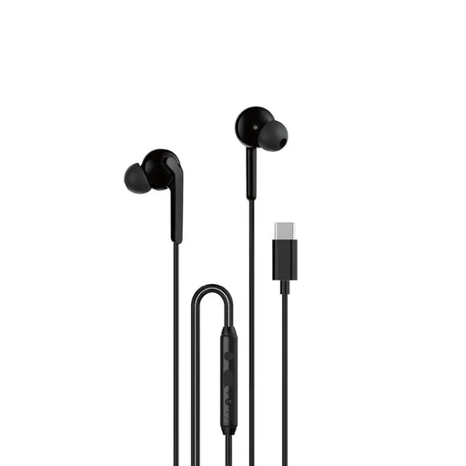 Dudao X3C+ Wired USB-C In-Ear Headphones 1.2m - Black - Headphones and speakers<<<HurtelXML