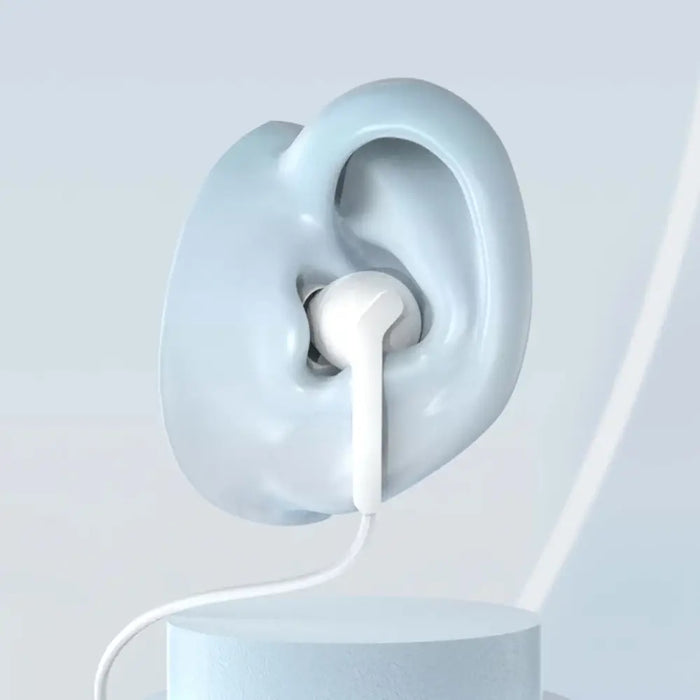 Dudao X3C+ Wired USB-C In-Ear Headphones 1.2m - White - Headphones and speakers<<<HurtelXML