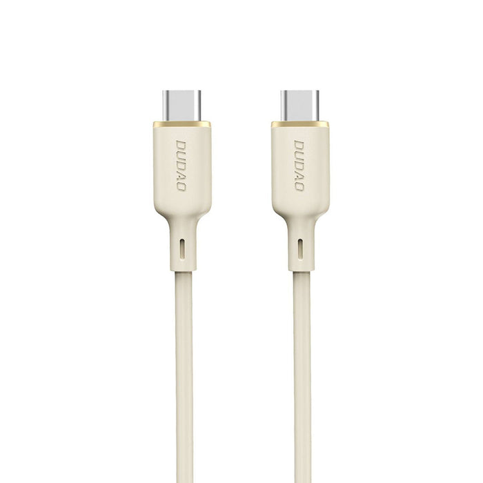 Dudao L7SCC USB-C - USB-C cable 100W 1m - beige