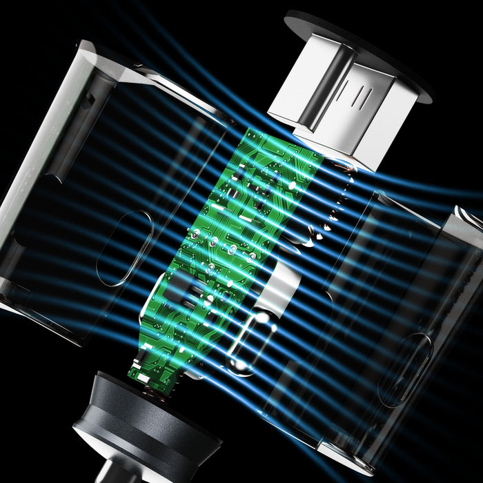 Dudao R4T 25W USB-A / USB-C Car Charger - Gray