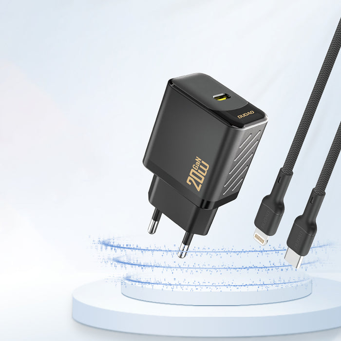Dudao A26 PD20W GaN USB-C Charger - Black