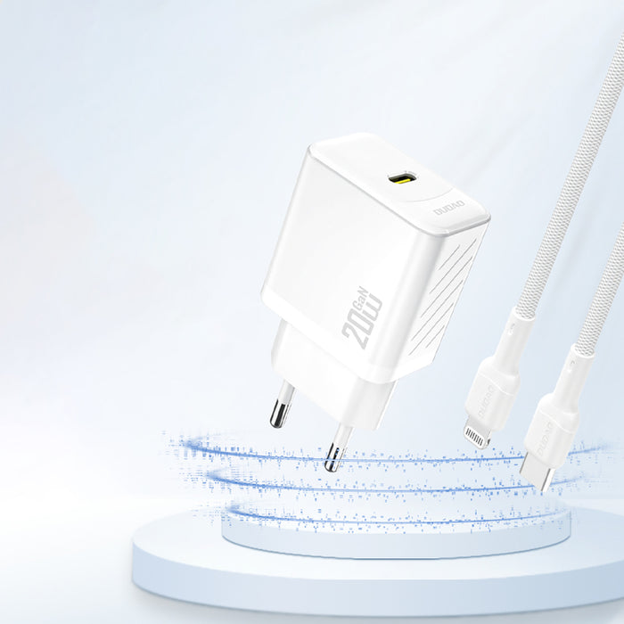 Dudao A26 PD20W GaN USB-C Charger - White