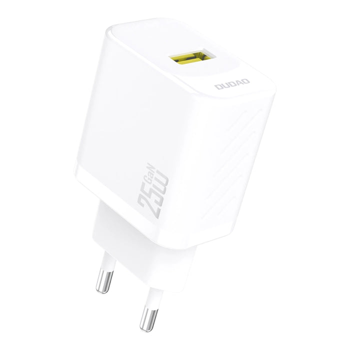 Dudao A27S 25W GaN USB-A Charger - White