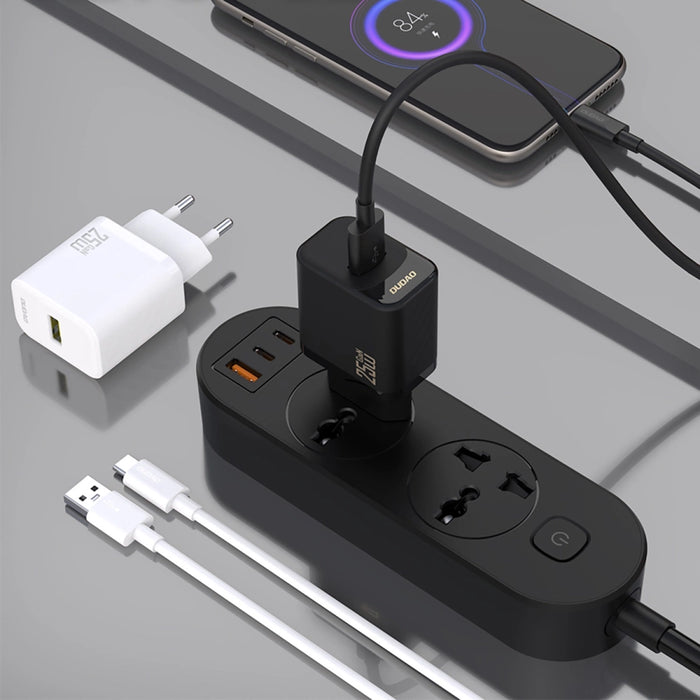 Dudao A27S 25W GaN USB-A Charger - Black
