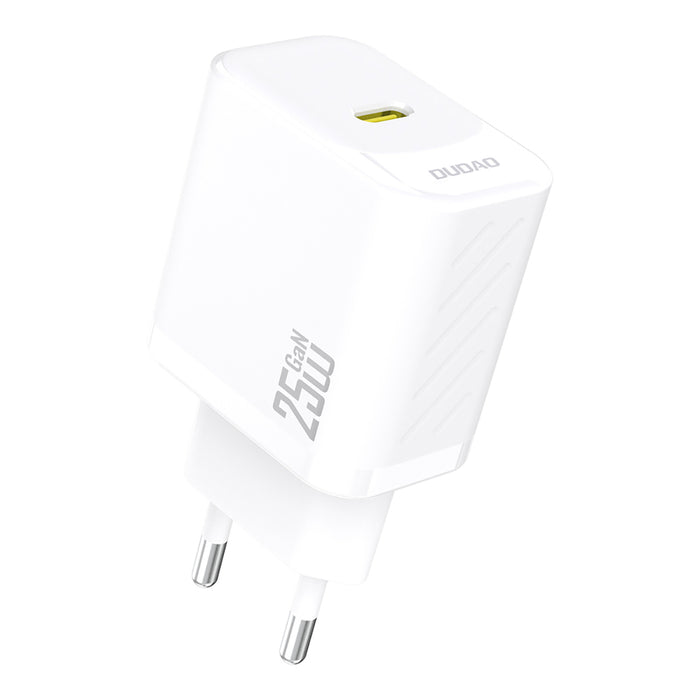 Dudao A27 25W GaN USB-C Wall Charger - White