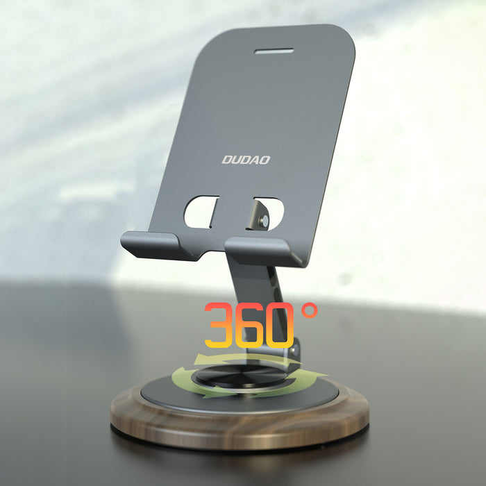 Dudao F17M 360° metal phone stand - gray