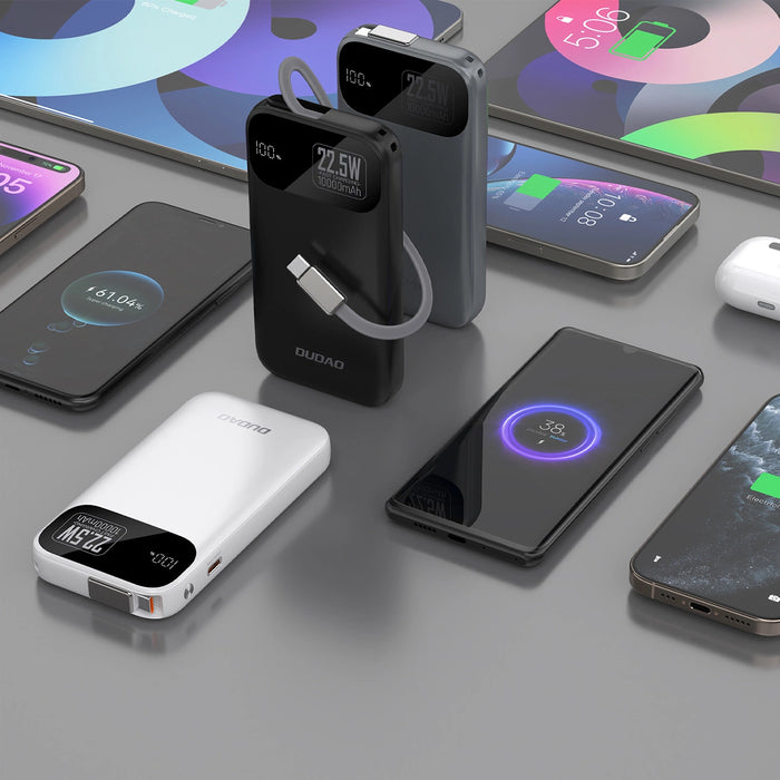 Dudao K31 Power Bank 10000 mAh 22.5W PD Black