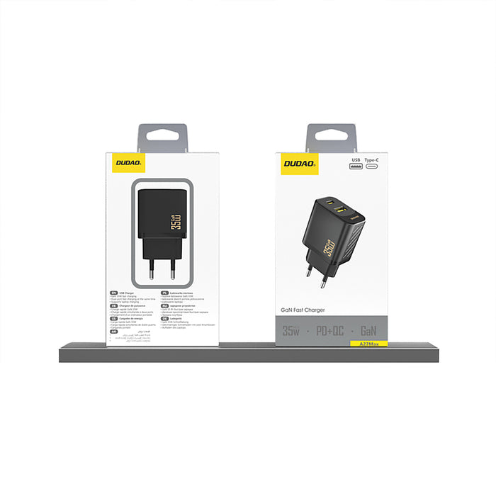 Dudao A27 Max 35W GaN Wall Charger - Black