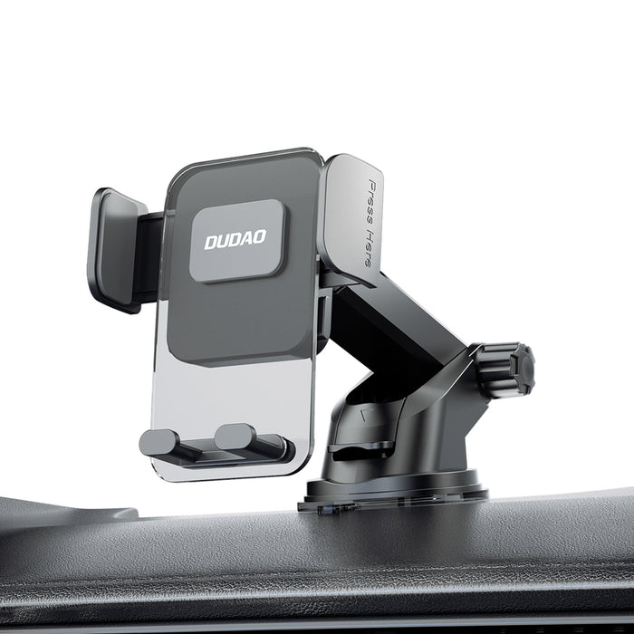 Dudao F8Max+ car holder for dashboard or windshield - black