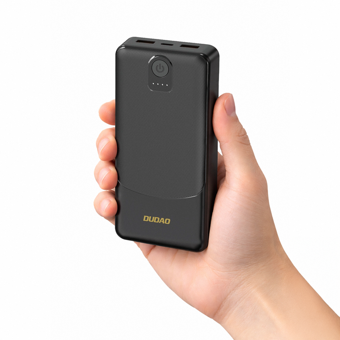 Powerbank Dudao K10 10000mAh 2.4A 2 x USB-A - black