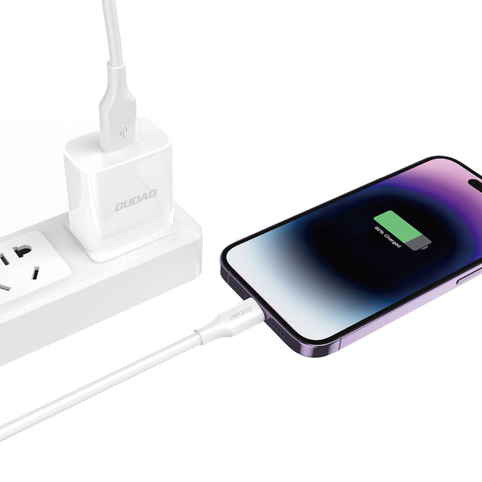 Dudao L2sL USB-A - Lightning 6A Cable 1.2m - White