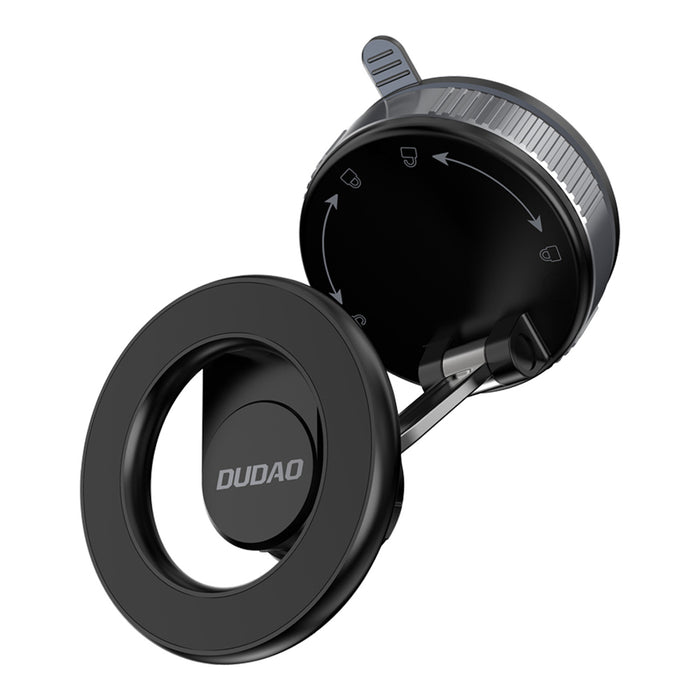 Dudao F24X MagSafe Compatible Car Holder with Suction Cup - Black