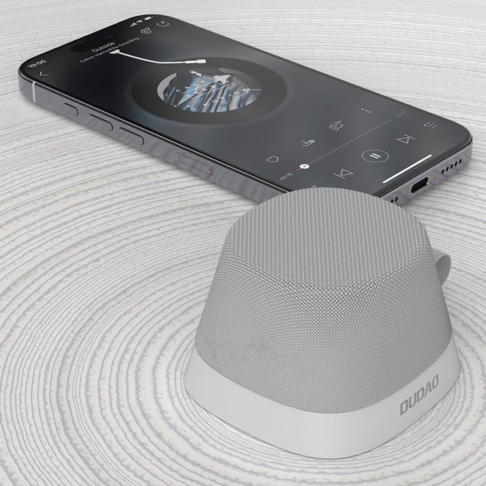 Dudao Y20 Wireless Speaker with Magnetic Mount Bluetooth 5.3 - Silver