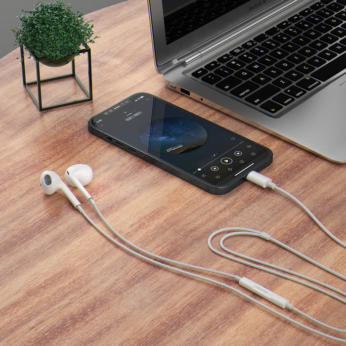 Dudao X14PROL-W1 Lightning In-Ear Headphones - White