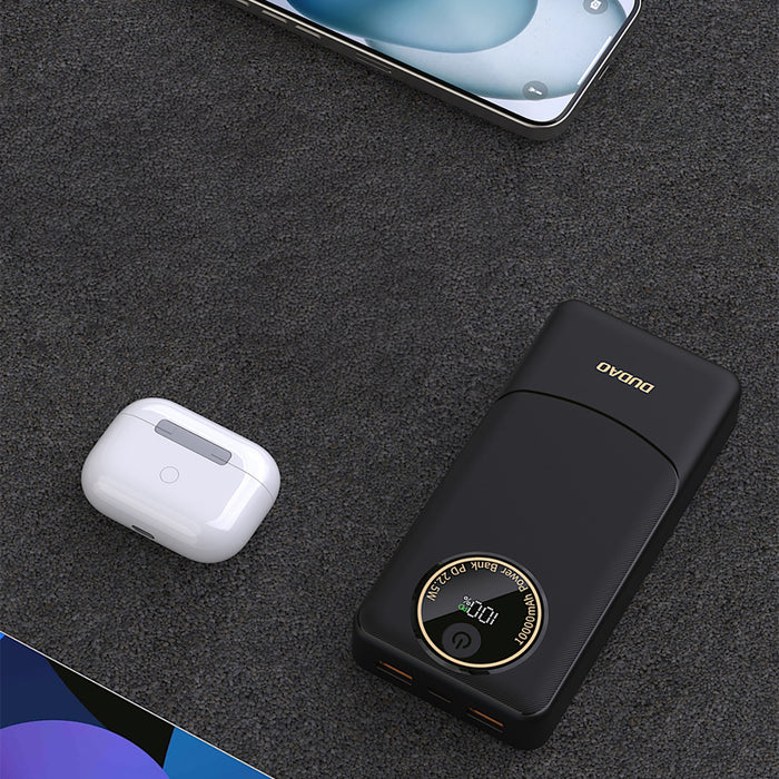 Dudao K12Pro Power Bank 22.5W PD 20000mAh USB-A, USB-C - Black