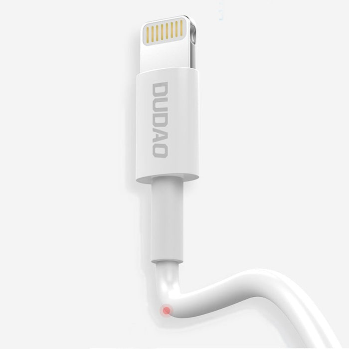 Dudao cable USB / Lightning 3A 1m white (L1L white)