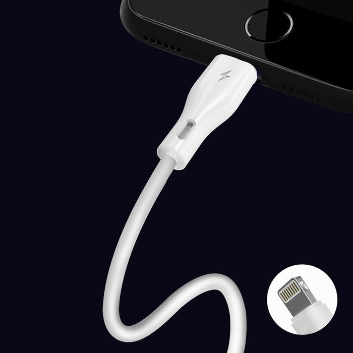 Dudao USB / Lightning 3A 1m white cable (L2L 1m white)