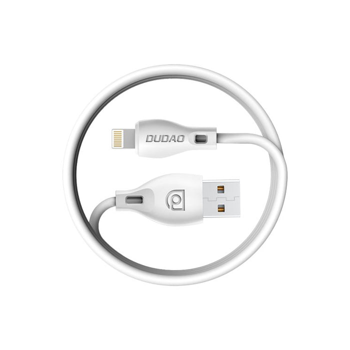Dudao cable USB / Lightning cable 2.4A 1m white (L4L 1m white)