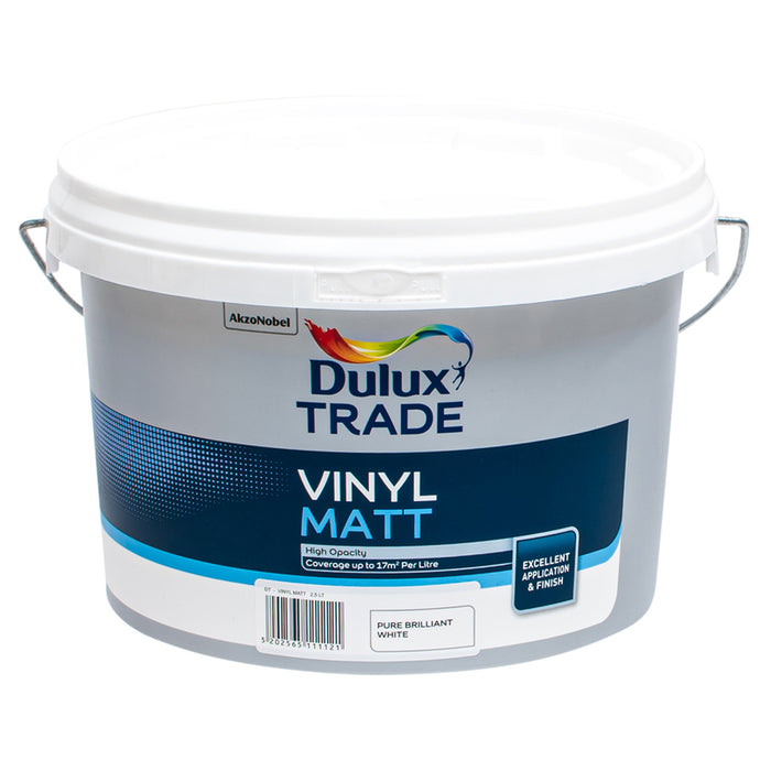 INTERIOR WHITE PAINT VINYL MATT 2.5 L DULUX
