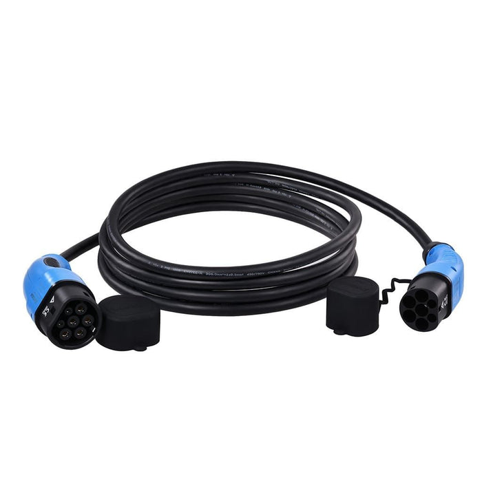 DUOSIDA CABLE TYPE 2 TO TYPE 2 32A 7,4KW 5M BLACK