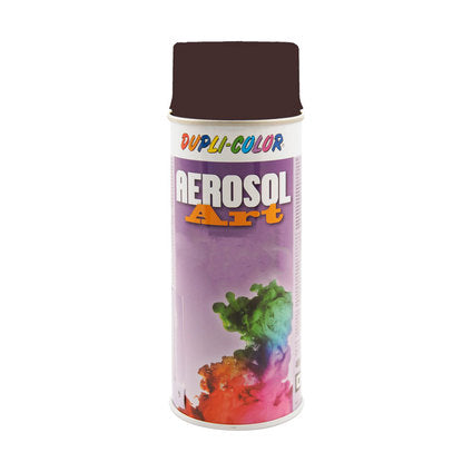 AEROSOL ART 8017 QUICK DRYING CHOCOLATE BROWN DUPLI COLOR