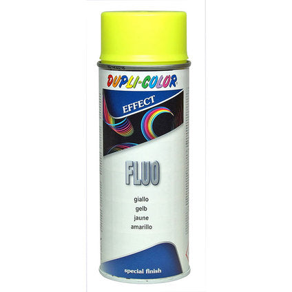FLUORESCENT SPRAY NEON YELLOW COLOR 400 ML DUPLI COLOR
