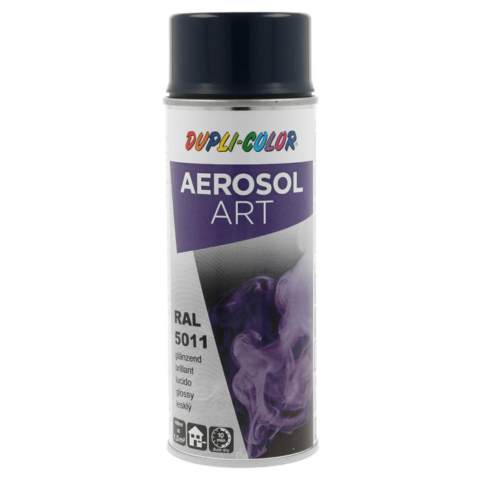 AEROSOL ART 5011 QUICK DRYING STEEL BLUE DUPLI COLOR