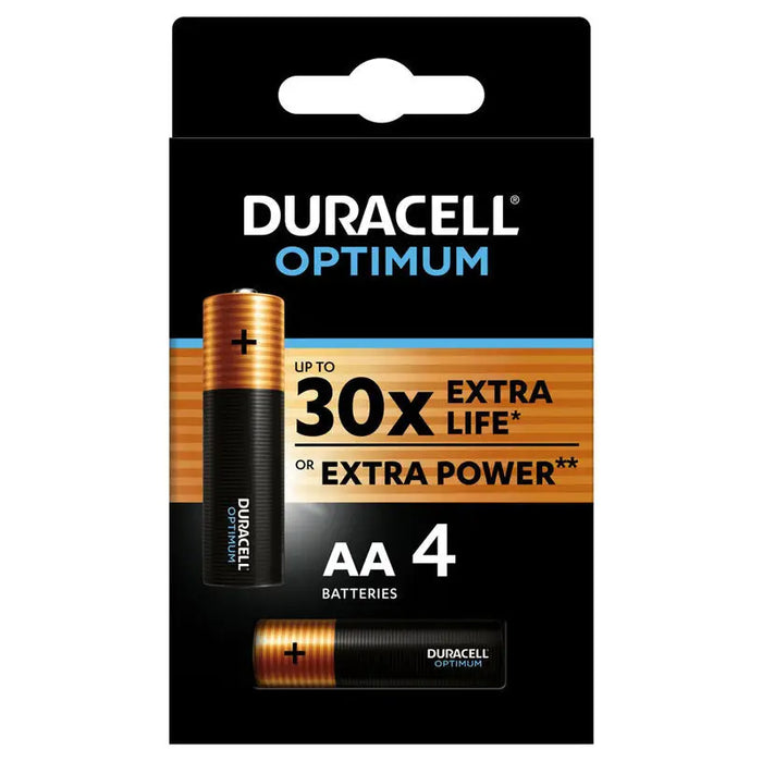 DURACELL OPTIMUM AA BATTERIES - Батерии<<<Батерии и фенери<<<Осветление<<<Praktiker&&&Батерии<<<Аксесоари за