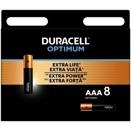 Duracell OPTIMUM AAA 8 batteries - Батерии<<<Аксесоари за телевизори<<<Аксесоари<<<TechMart