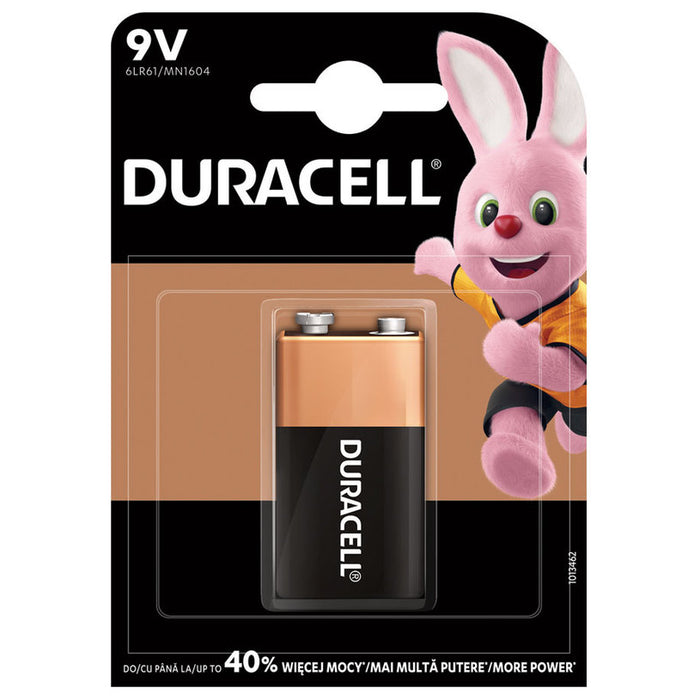BATTERIES DURACELL BASIC 9V