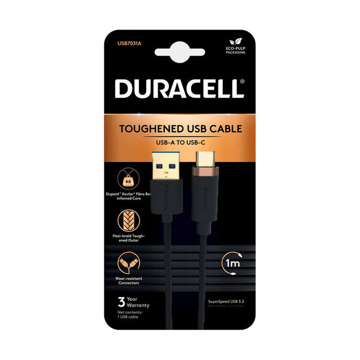 CABLE DURACELL TYPE-C 1M USB7031A