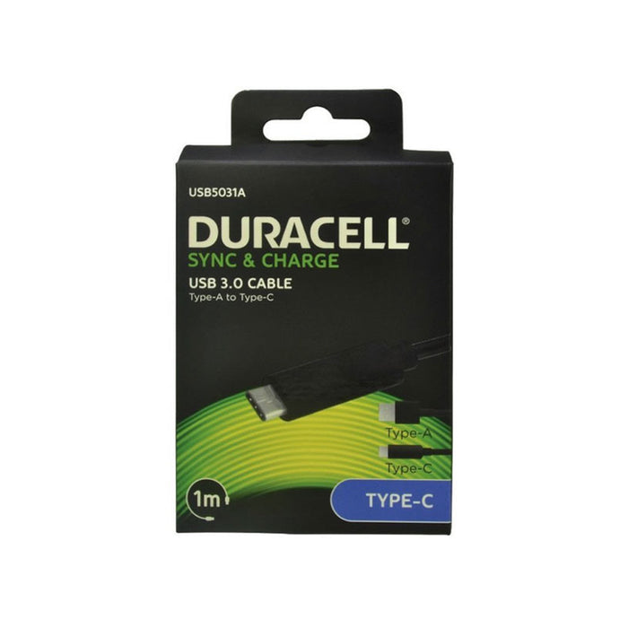 CABLE DURACELL USB 3.0-TYPE-C 1M USB5031