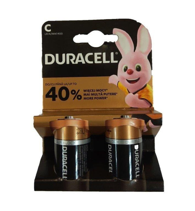 Alkaline battery DURACELL C LR-14 /2 pcs. in packaging/ 1.5V