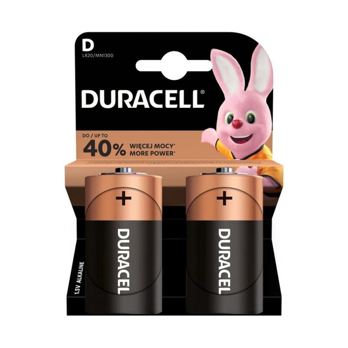 Alkaline battery DURACELL LR20 D /2 pcs. in packaging/ 1.5V